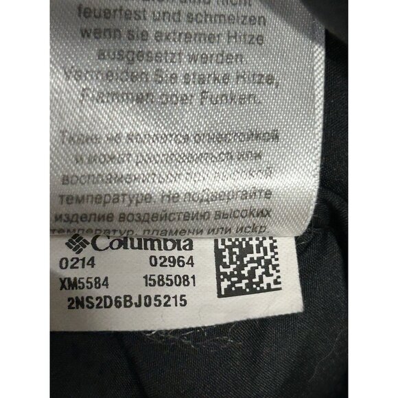 Columbia Puffer Jacket Mens Size Large Full Zip Insulated Red Preppy Outdoor - Picture 9 of 9